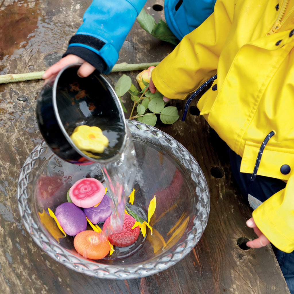 Sensory play flowers