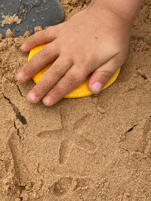 Seashore sensory play stones