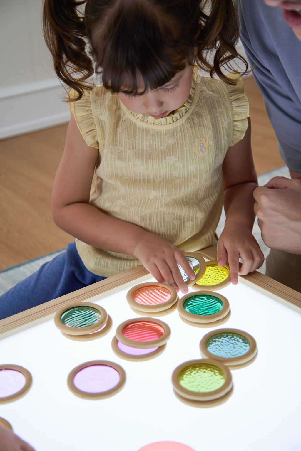Light & Colour Textured Discs - Pk20