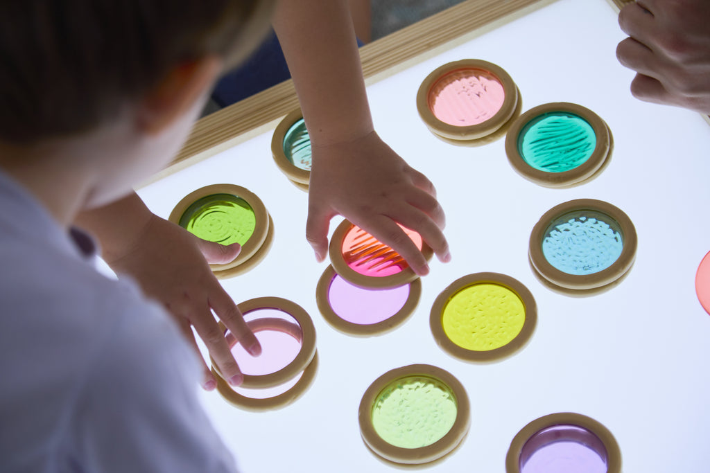 Light & Colour Textured Discs - Pk20