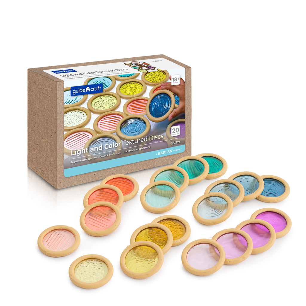 Light & Colour Textured Discs - Pk20