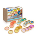 Light & Colour Textured Discs - Pk20