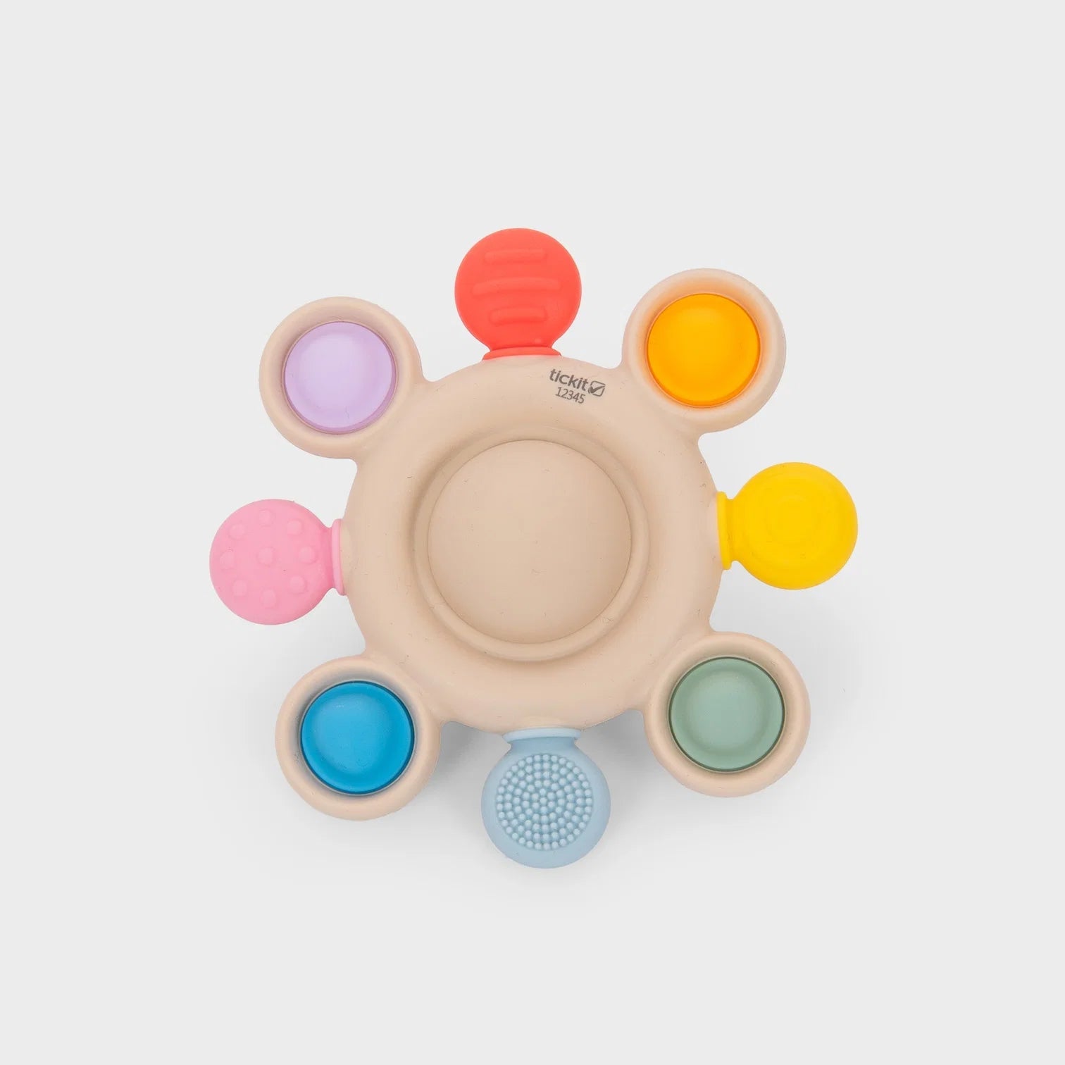 Silisoft pop teether and sensory seeker
