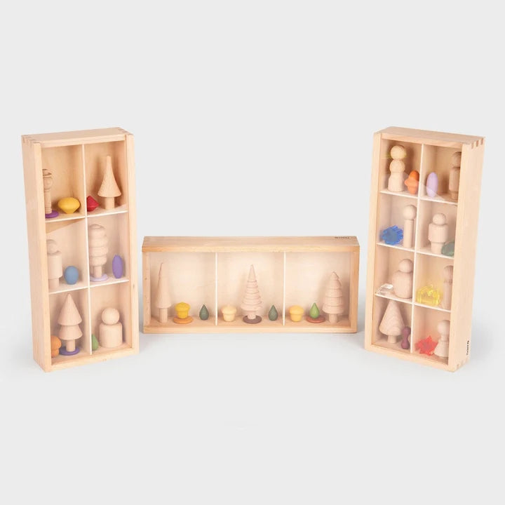 Wooden Discovery Box for open ended play storage
