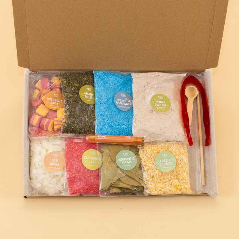 Dino potion kit for sensory play