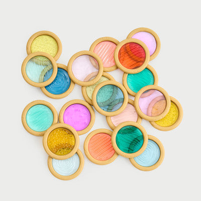 Light & Colour Textured Discs - Pk20